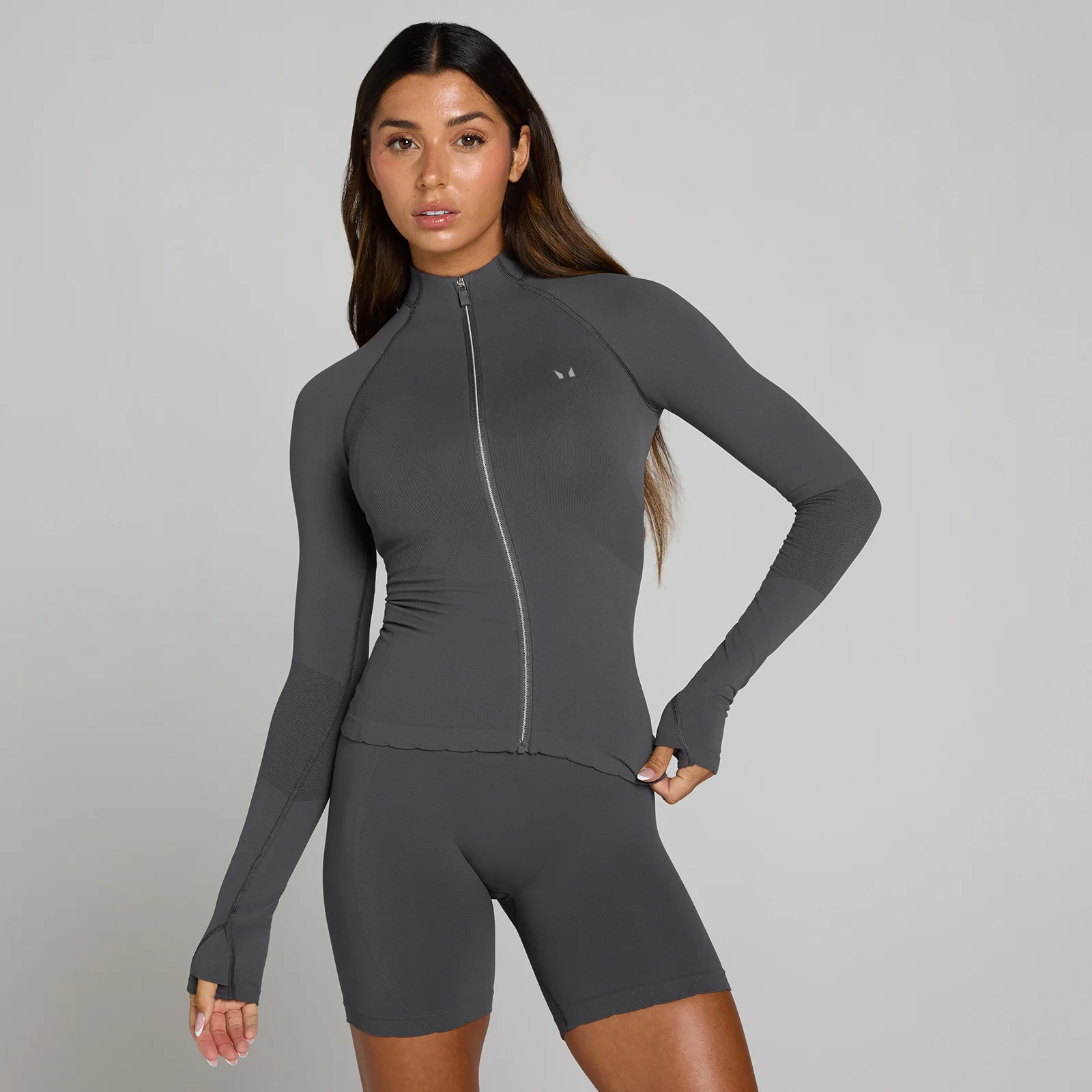 MP Women's Tempo Ultra безшевно яке с цип - здраво сиво - XS Изображение 1