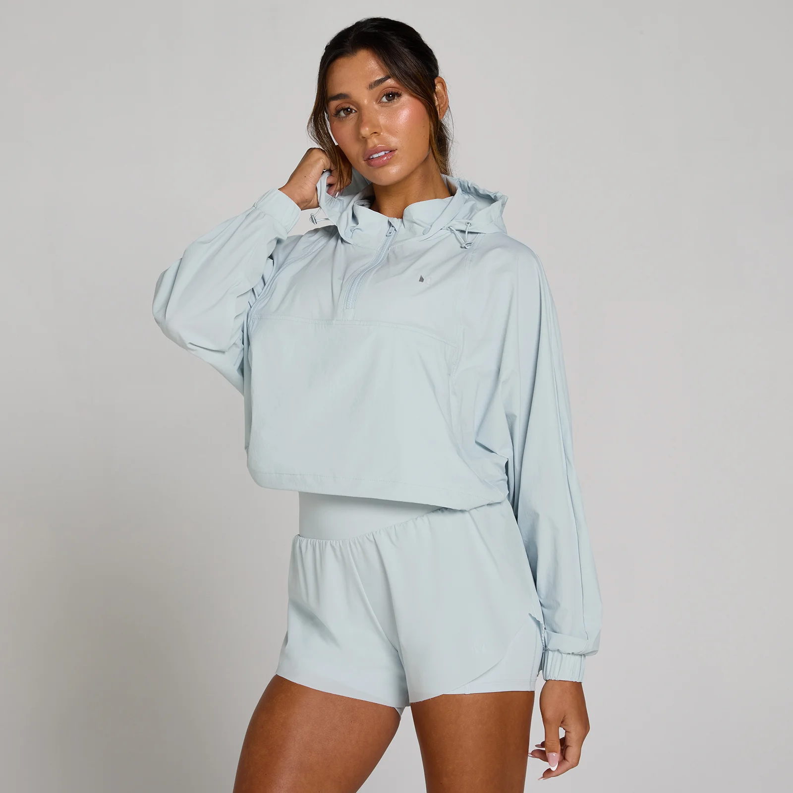 MP Women's Tempo Ultra тъкано яке с 1/4 цип - небесносиньо - XS Изображение 1