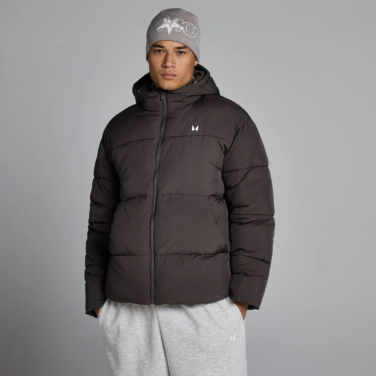 MP мъжко късо пухено яке - какао - XXXL Изображение 1