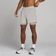MP Men's Training Ultra 5" двойни шорти - варовиковосив