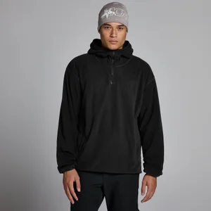 MP мъжки флийс суитшърт с качулка и 1/4 цип - черен - Size L
