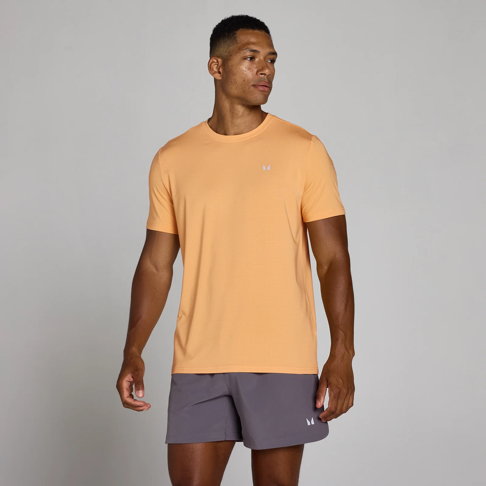 MP Men's Training Grid T-Shirt - Apricot - M Изображение 1