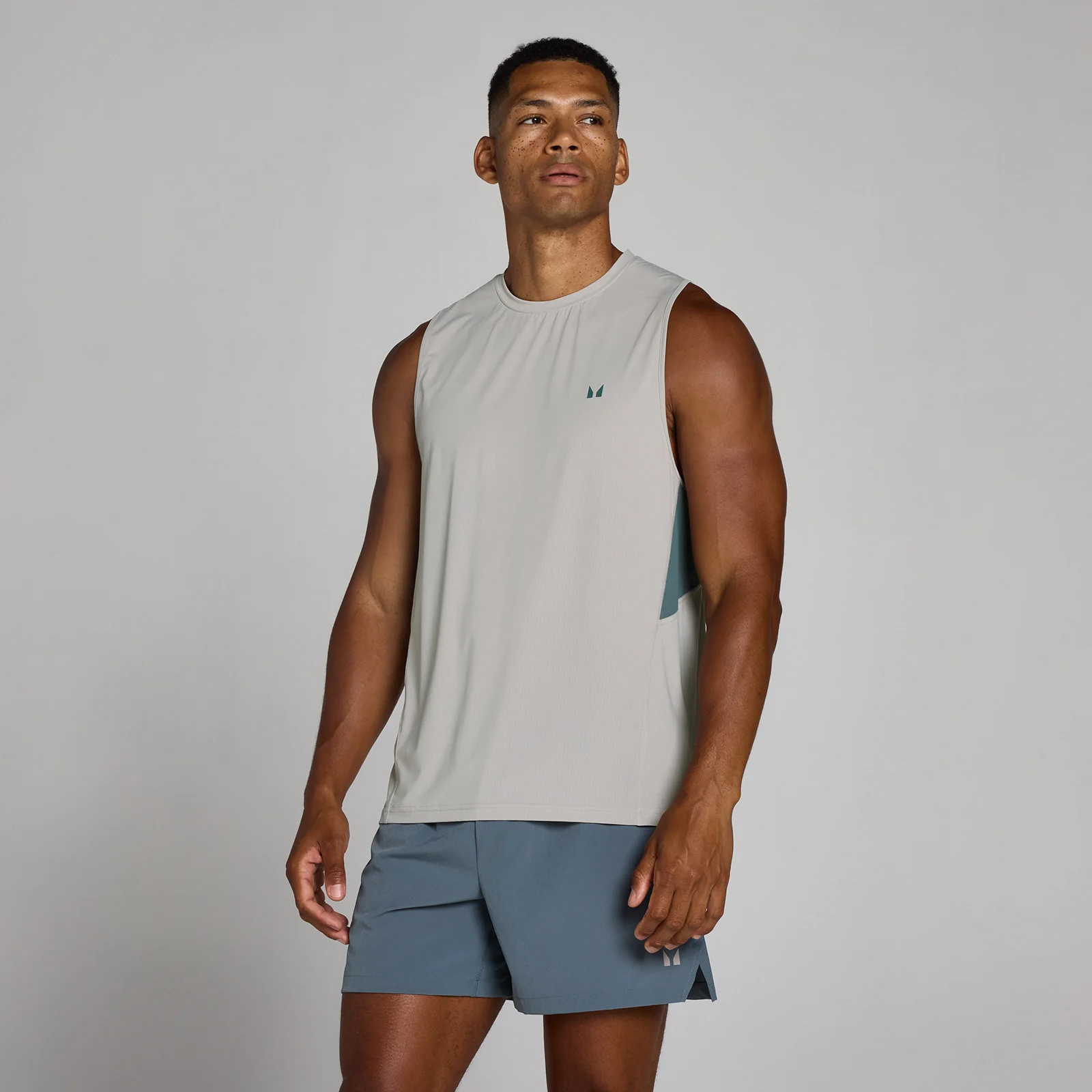 MP Men's Training Ultra Mesh Tank - Chalk Grey - XS Изображение 1