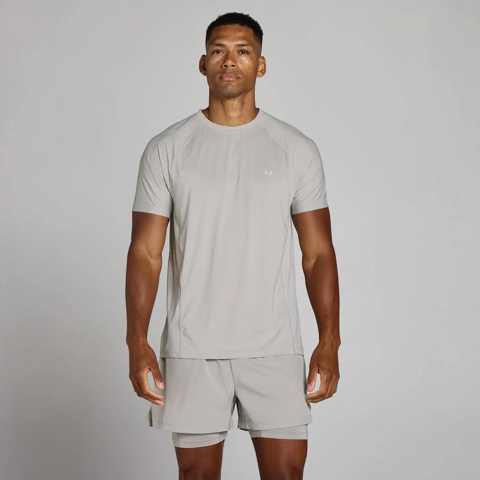 MP Men's Training Ultra Mesh T-Shirt - Chalk Grey - XS Изображение 1