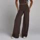 MP дамски широк панталон Tempo високи ръстове - какао
