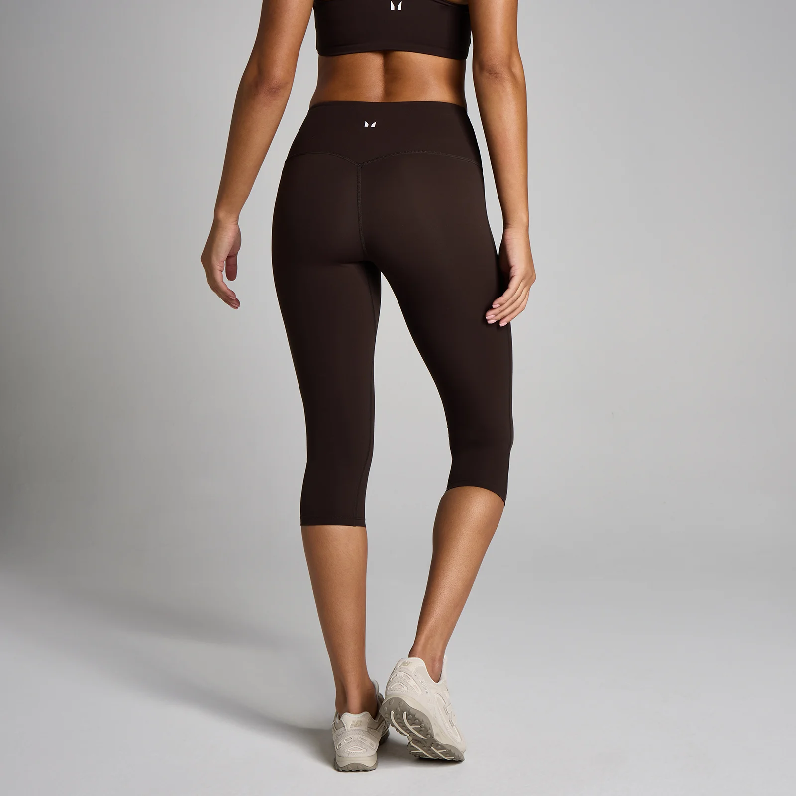 MP Дамски Tempo Capri Leggings - Какао - S Изображение 2