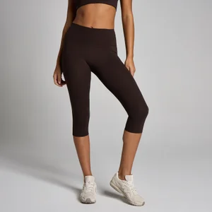 MP Дамски Tempo Capri Leggings - Какао - Size S