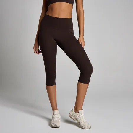 MP Дамски Tempo Capri Leggings - Какао