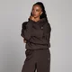 MP Women's Basics уголемен суитшърт с качулка - какао