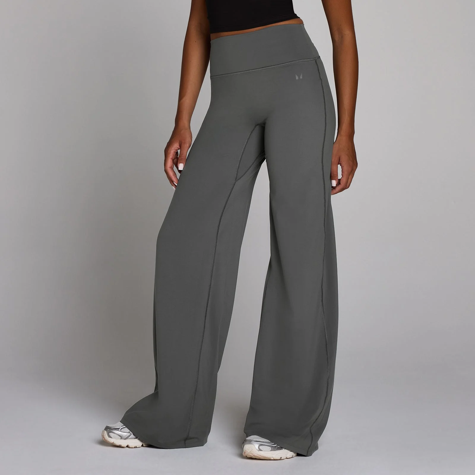 MP Women's Tempo Petite Wide Leg Leggings - Dark Grey - S Изображение 1