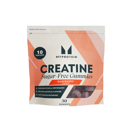 Креатин Гummies - 30 Gummies - 10Порции - Raspberry (Sugar-Free)