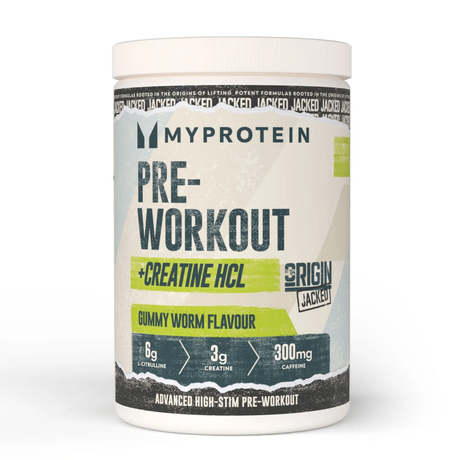 Origin Jacked Pre-Workout - 25Порции - Gummy Worm Изображение 1