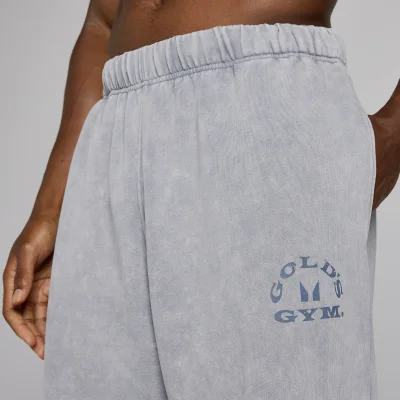 MP X Gold's Мъжки Washed Graphic Oversized Спортни Панталони - Steel Blue - L Изображение 6