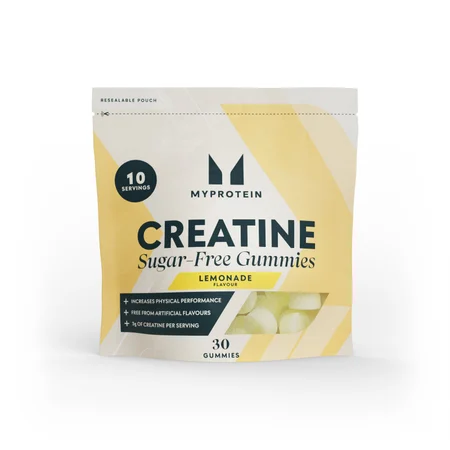 Желирани Бонбони с Креатин без Захар - 30 Gummies - 10Порции - Lemonade