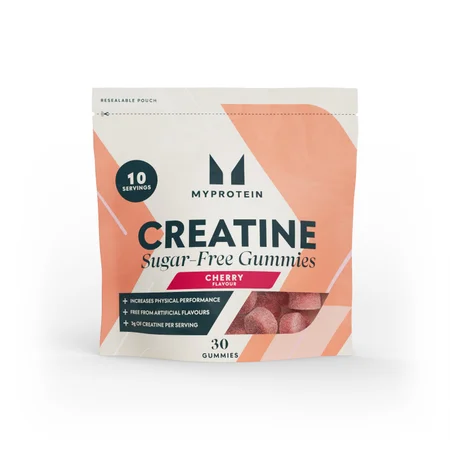 Желирани Бонбони с Креатин без Захар - 30 Gummies - 10Порции - Cherry